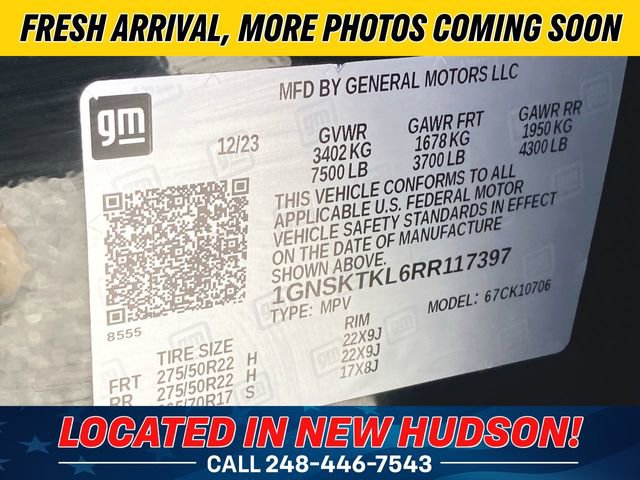 Used 2024 Chevrolet Tahoe High Country w/ Advanced Technology Package AWD/4WD image 14