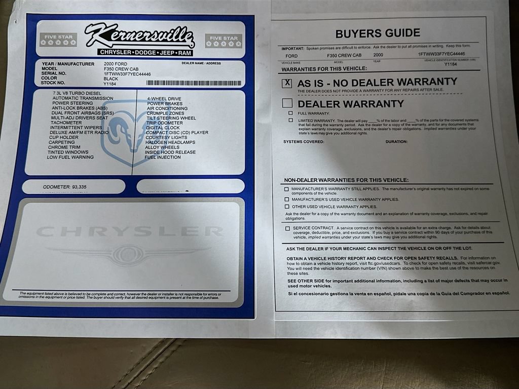 Used 2000 Ford F350 Lariat AWD/4WD image 33