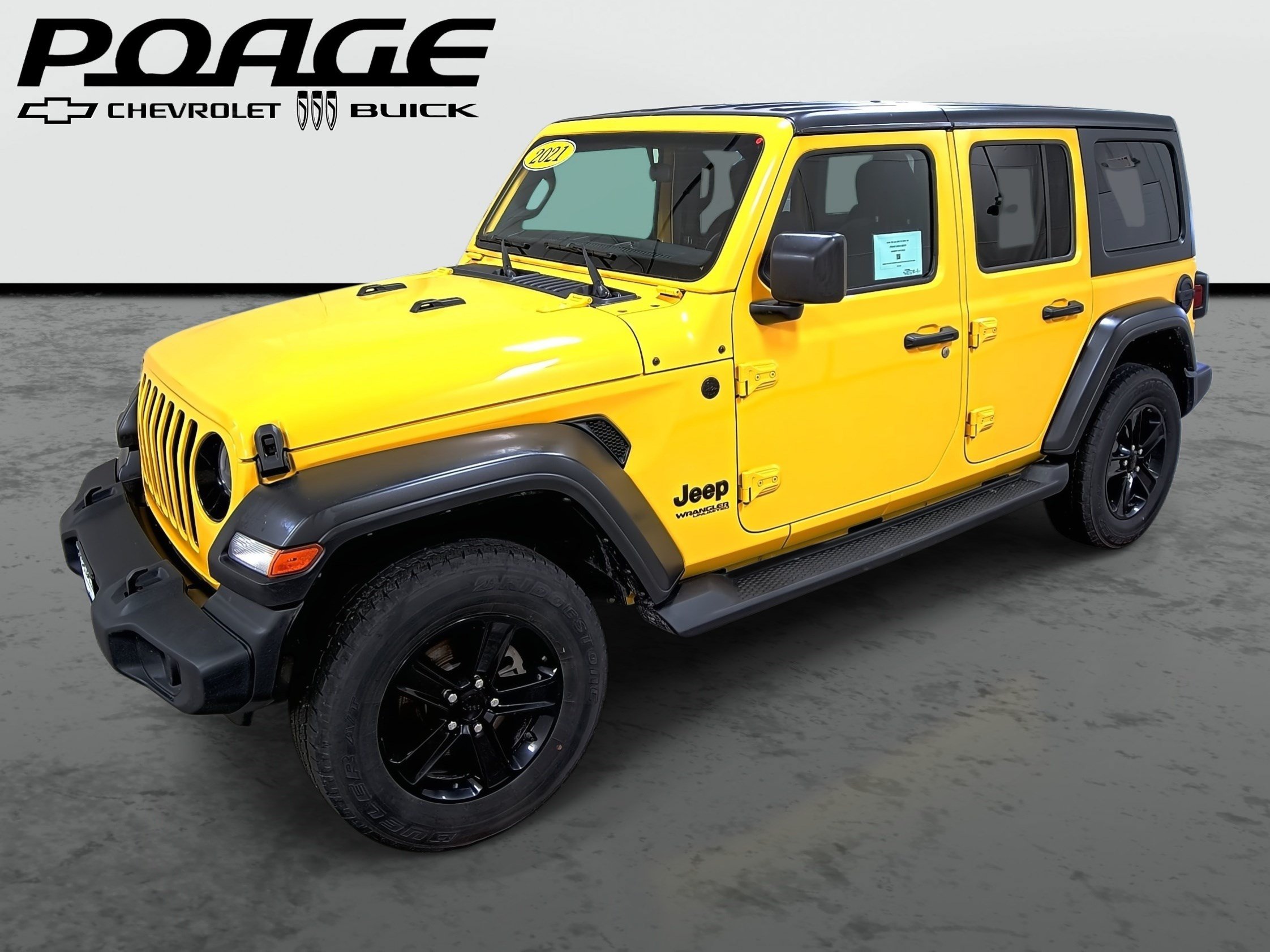 Used 2021 Jeep Wrangler Unlimited Sport AWD/4WD image 1