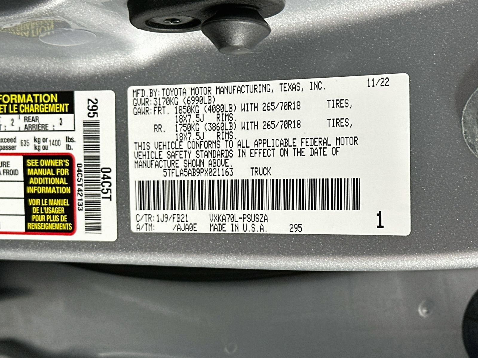 Used 2023 Toyota Tundra SR5 RWD image 31