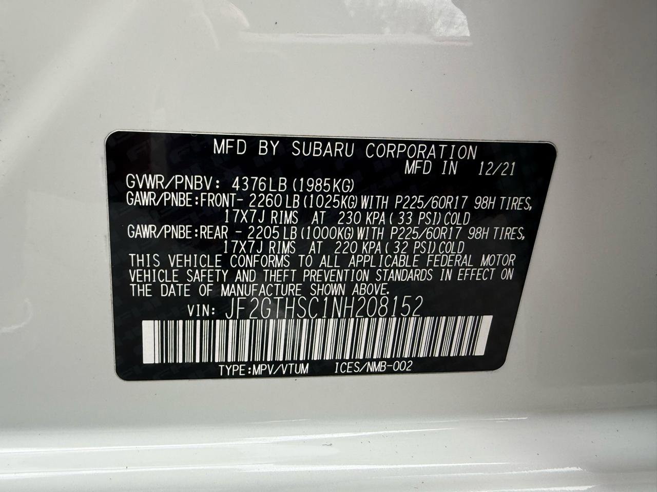 Used 2022 Subaru Crosstrek 2.5i Sport w/ Moonroof Package image 47