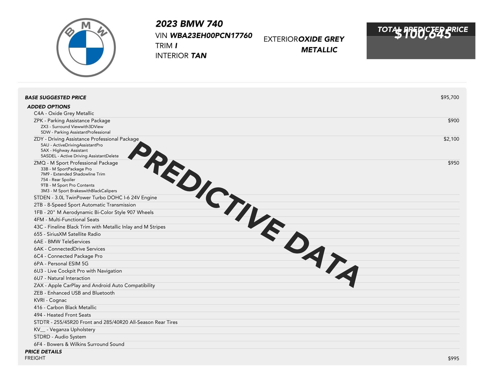 Used 2023 BMW 740i RWD image 79