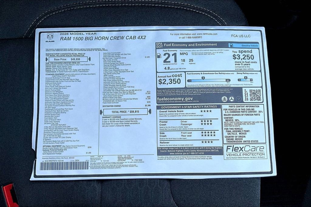 New 2026 RAM 1500 Big Horn image 14