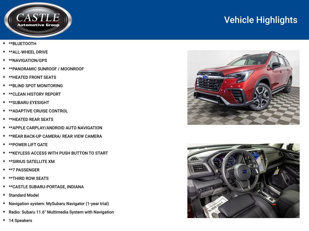 Used 2026 Subaru Ascent Limited AWD/4WD image 3