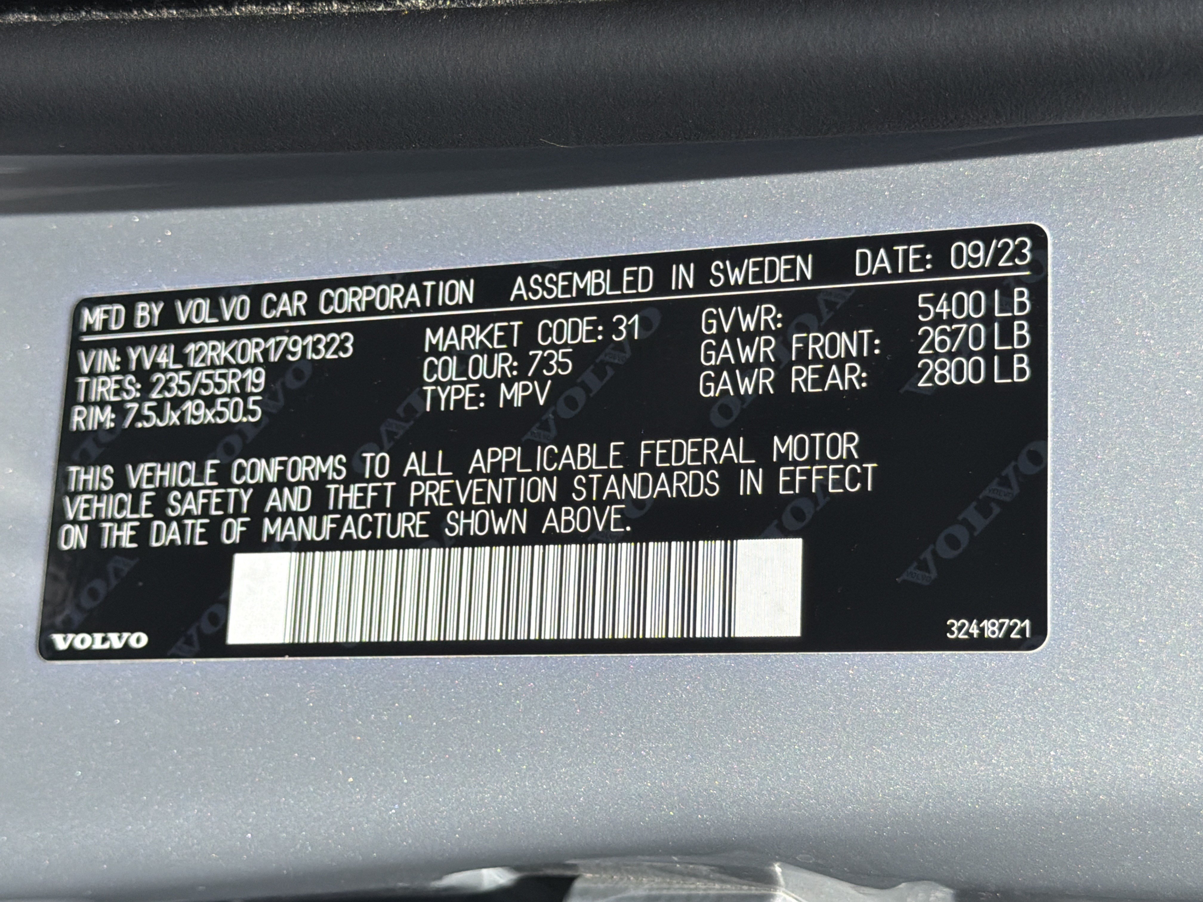 Certified 2024 Volvo XC60 B5 Core w/ Protection Package Premier AWD/4WD image 37