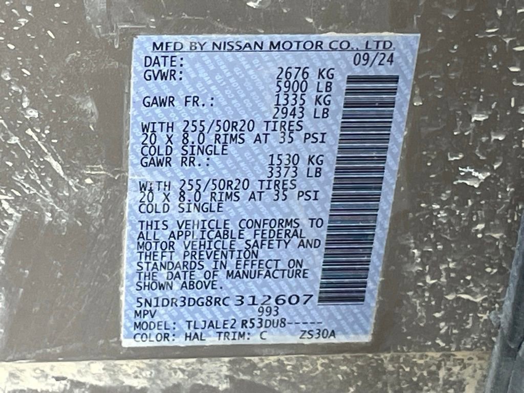 Used 2024 Nissan Pathfinder Platinum w/ Cargo Package image 35