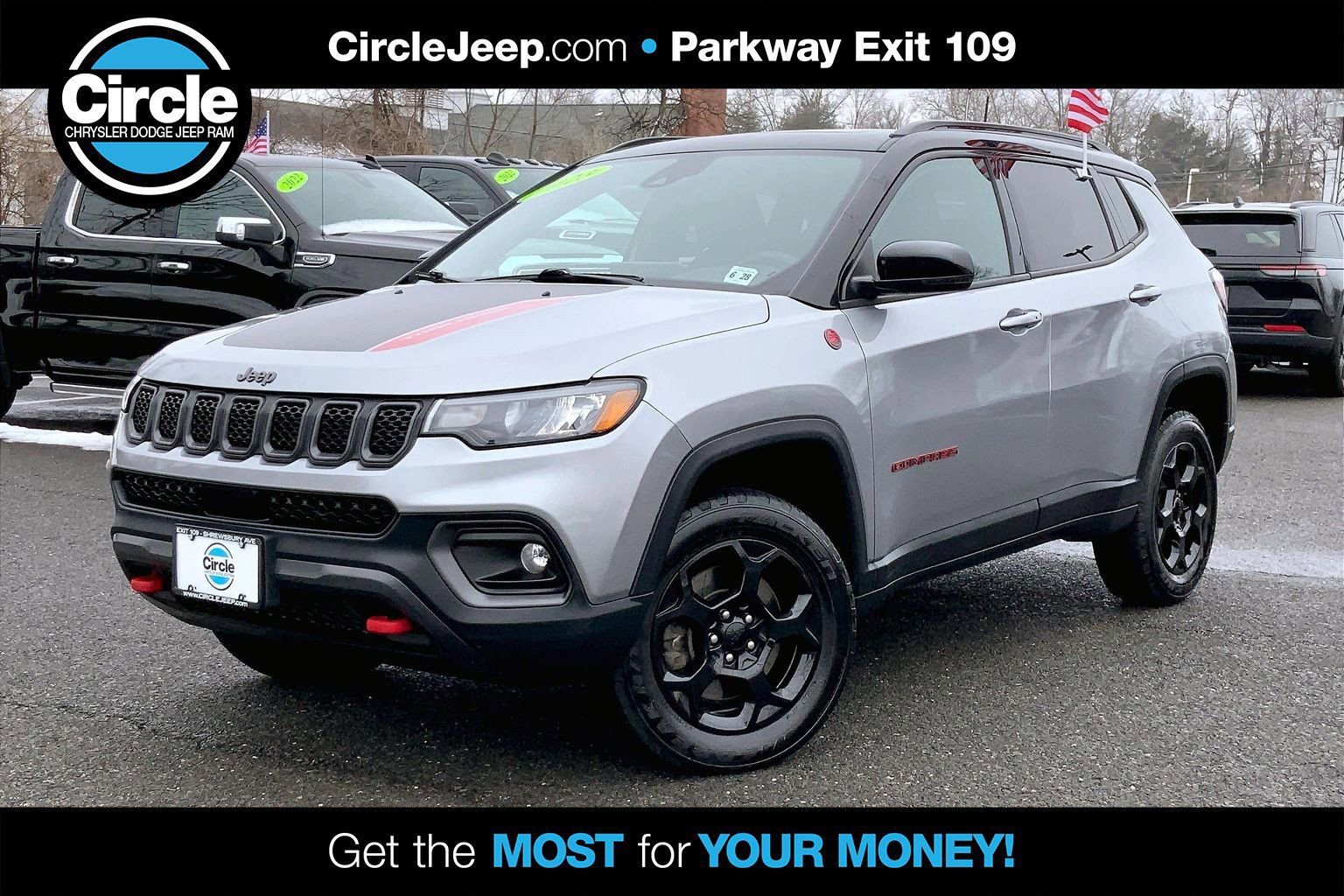 Used 2023 Jeep Compass Trailhawk w/ Sun and Sound Group image 1