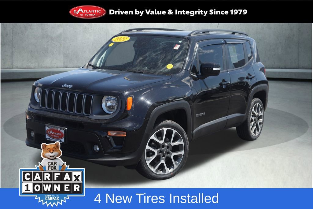 Used 2022 Jeep Renegade Limited w/ Sun, Sound & Wheels Group