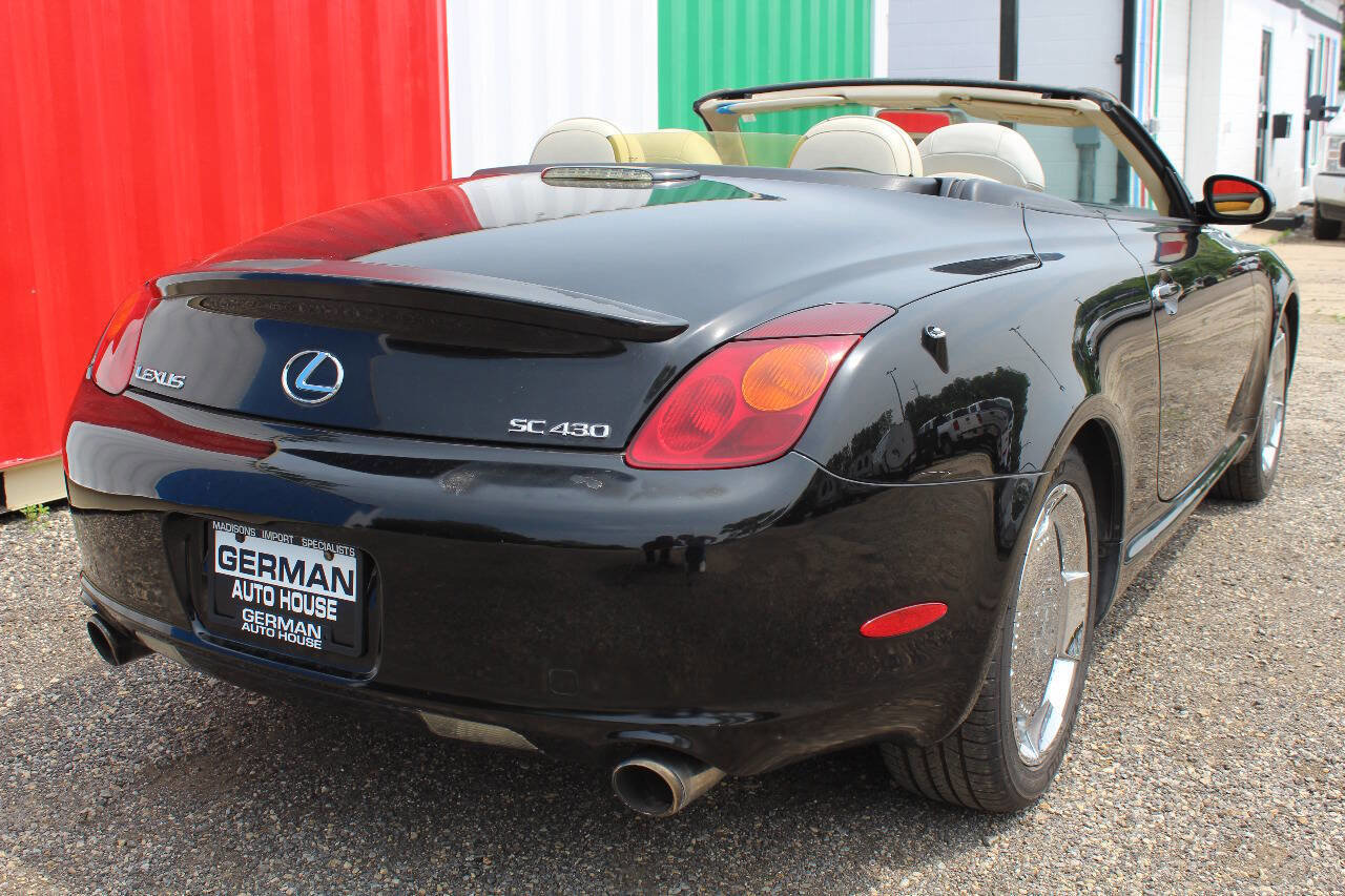 Used 2002 Lexus SC 430 Convertible image 7