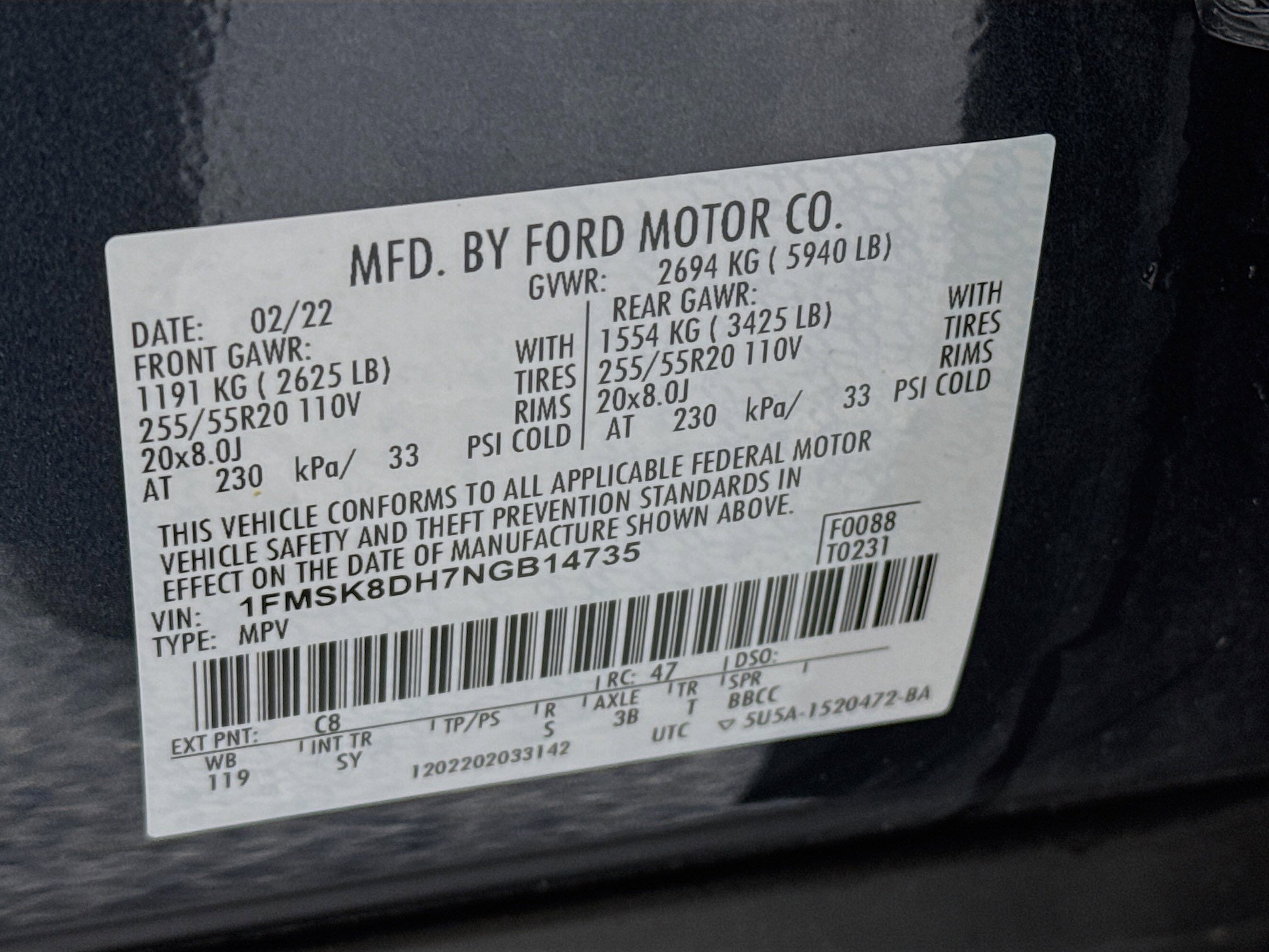 Used 2022 Ford Explorer XLT w/ Equipment Group 202A image 32