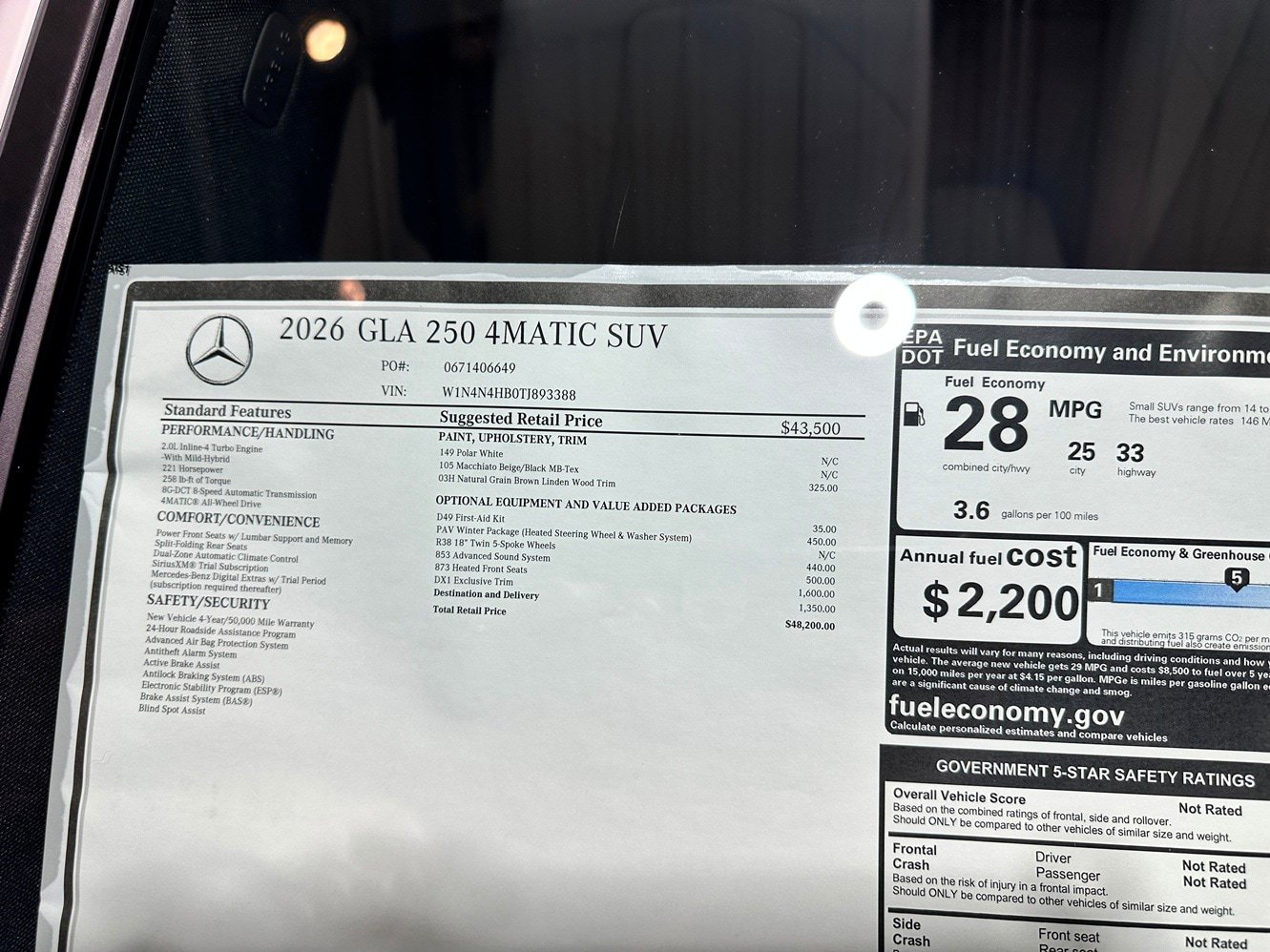 New 2026 Mercedes-Benz GLA 250 4MATIC image 16