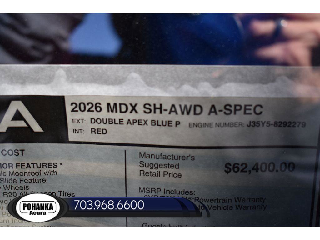 New 2026 Acura MDX A-Spec image 39