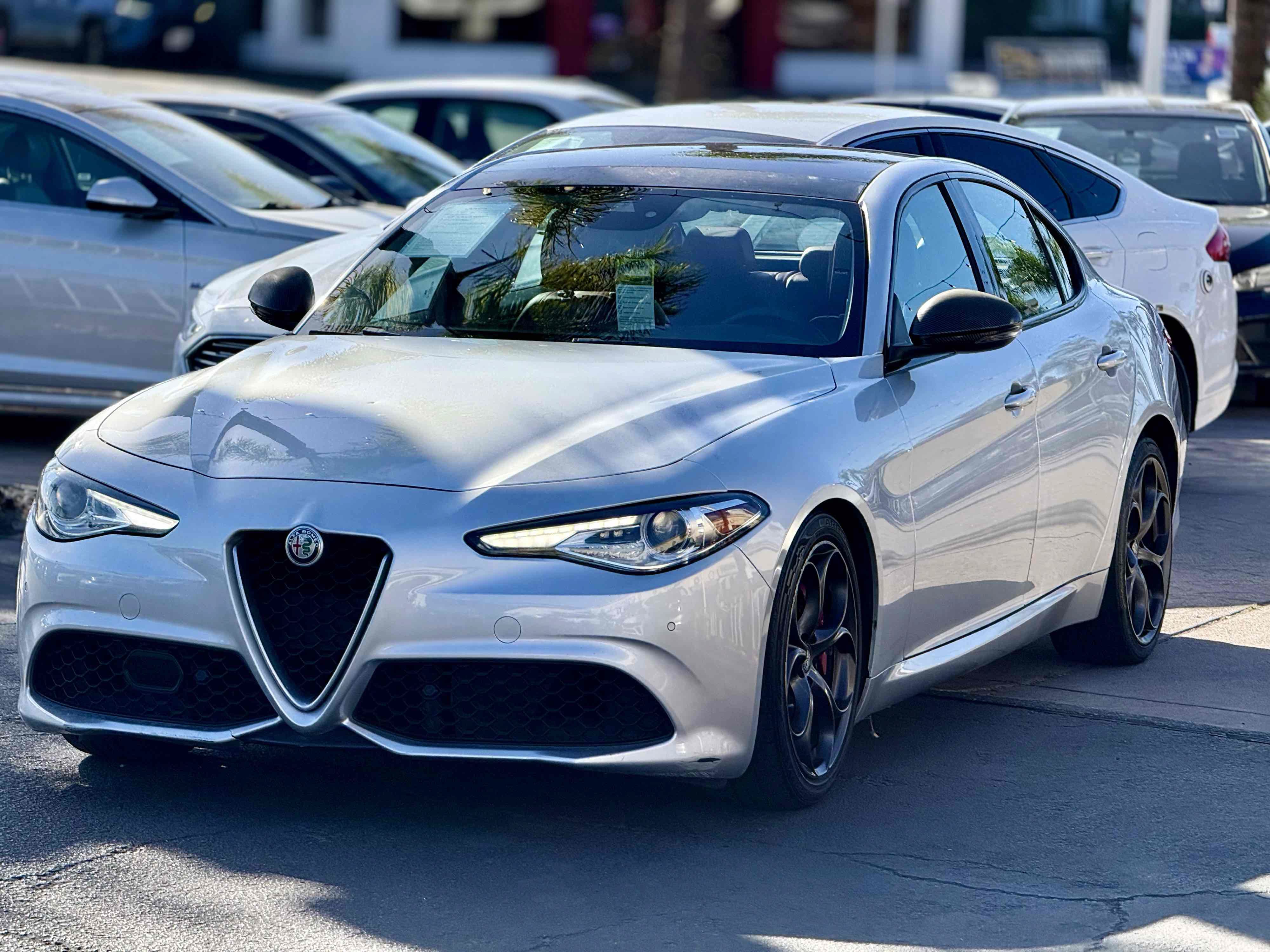 Used 2018 Alfa Romeo Giulia Ti Sport w/ Quick Order Package 22U Sport RWD image 3