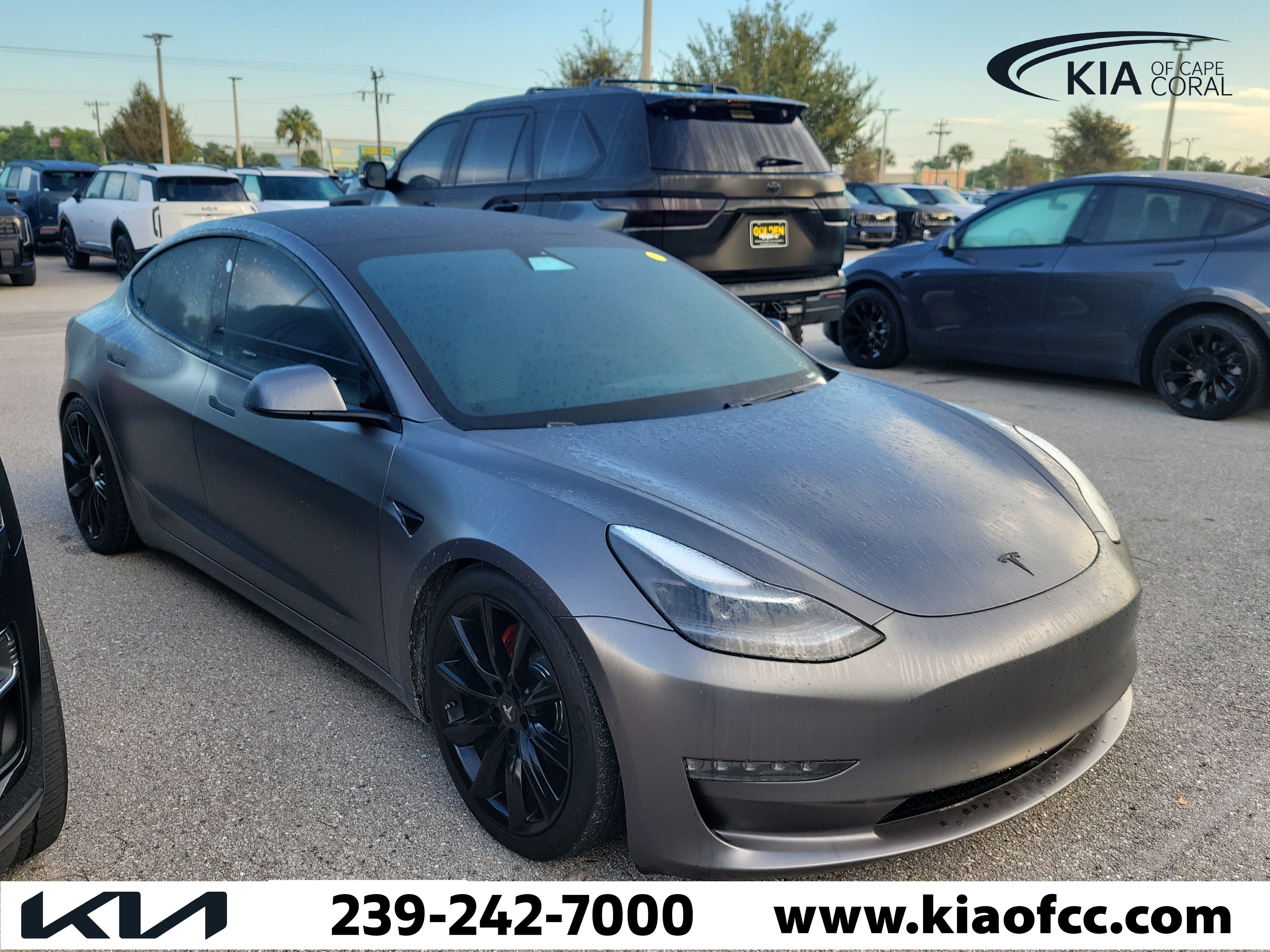 Used 2021 Tesla Model 3 Long Range AWD/4WD image 1