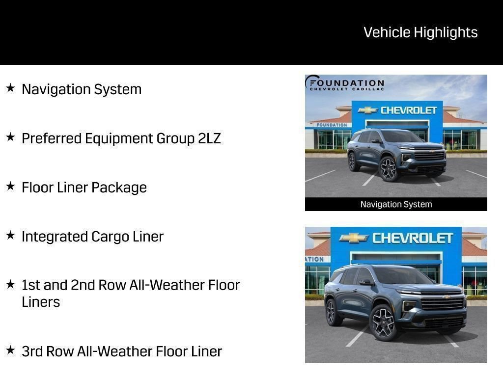 New 2026 Chevrolet Traverse High Country w/ LPO, Floor Liner Package AWD/4WD image 39