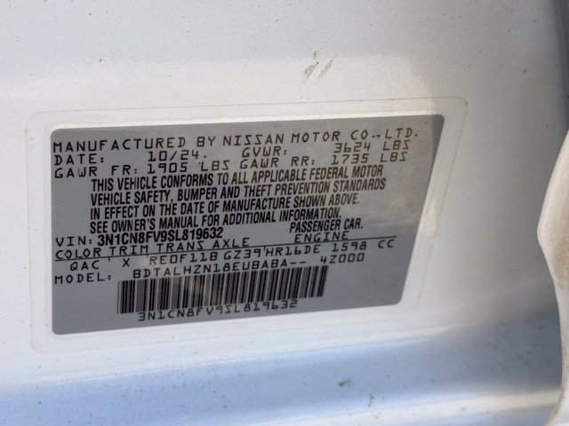Used 2025 Nissan Versa SR w/ Trunk Package FWD image 24