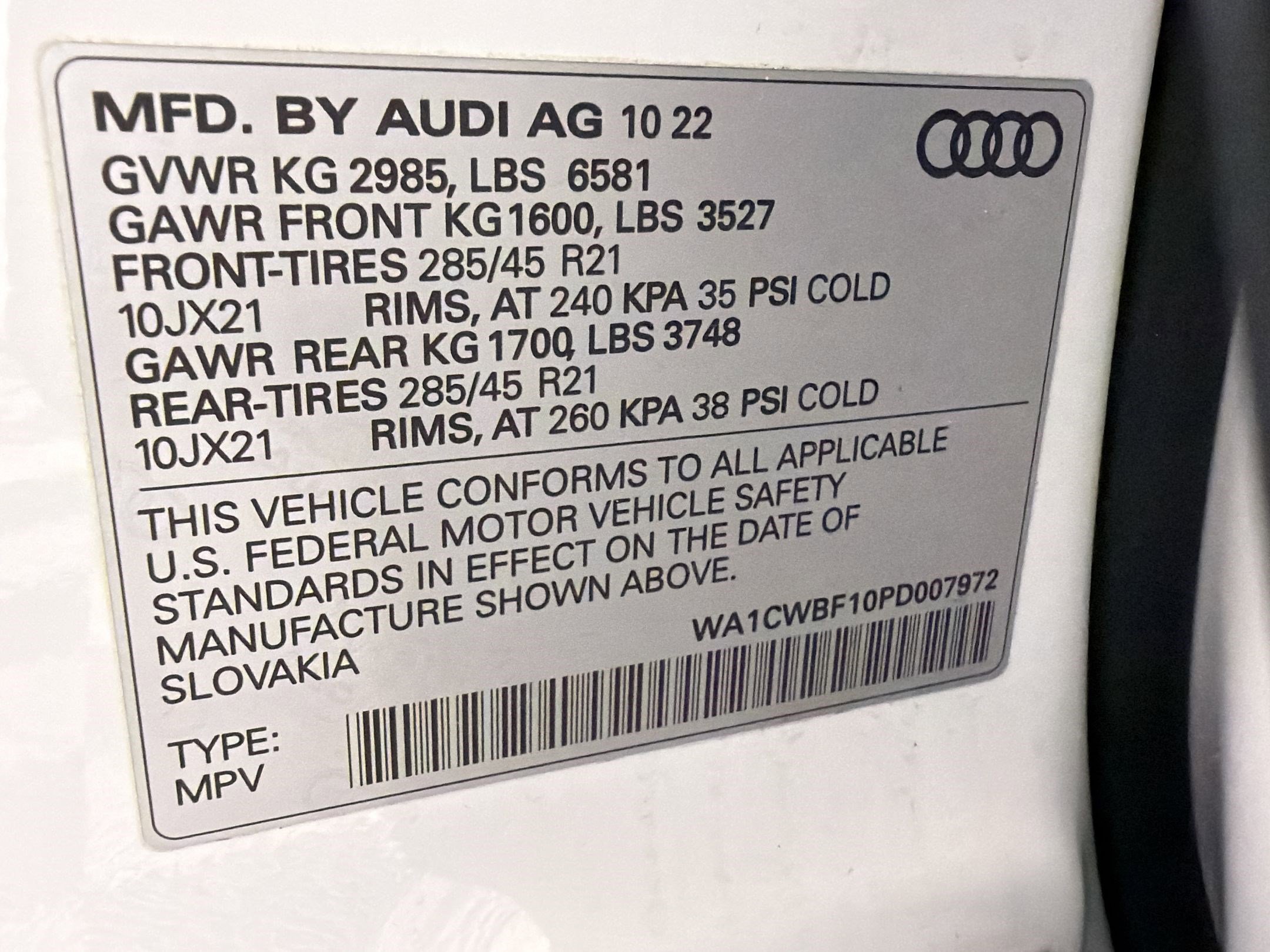 Used 2023 Audi SQ8 Prestige image 19