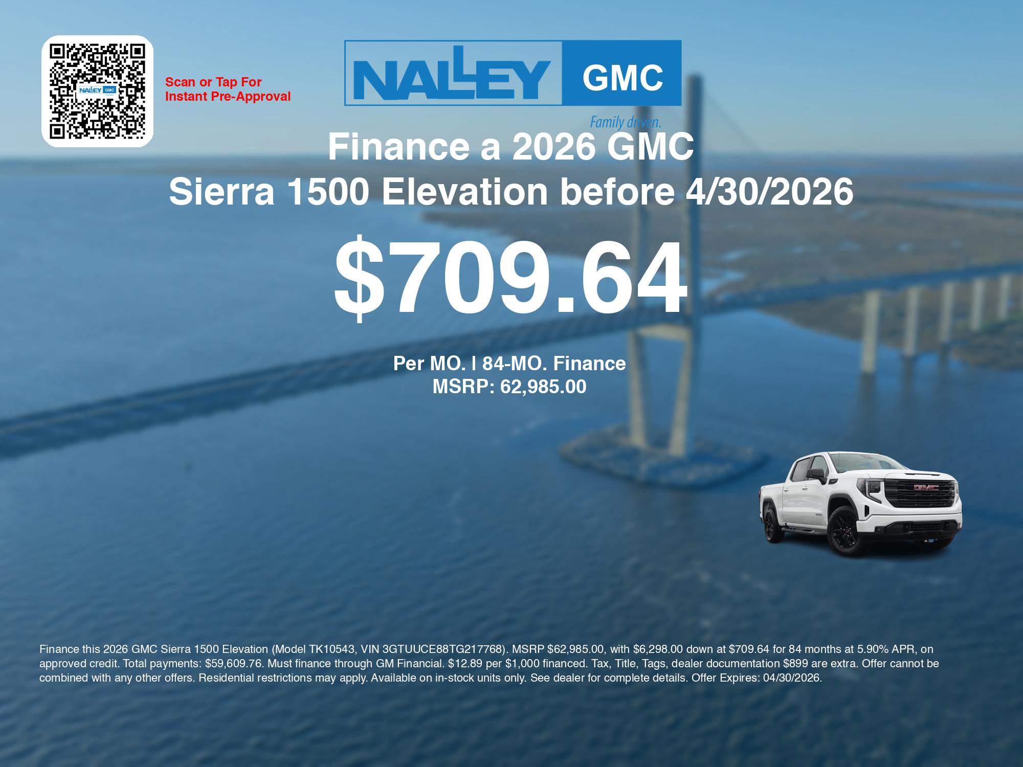 New 2026 GMC Sierra 1500 Elevation image 7