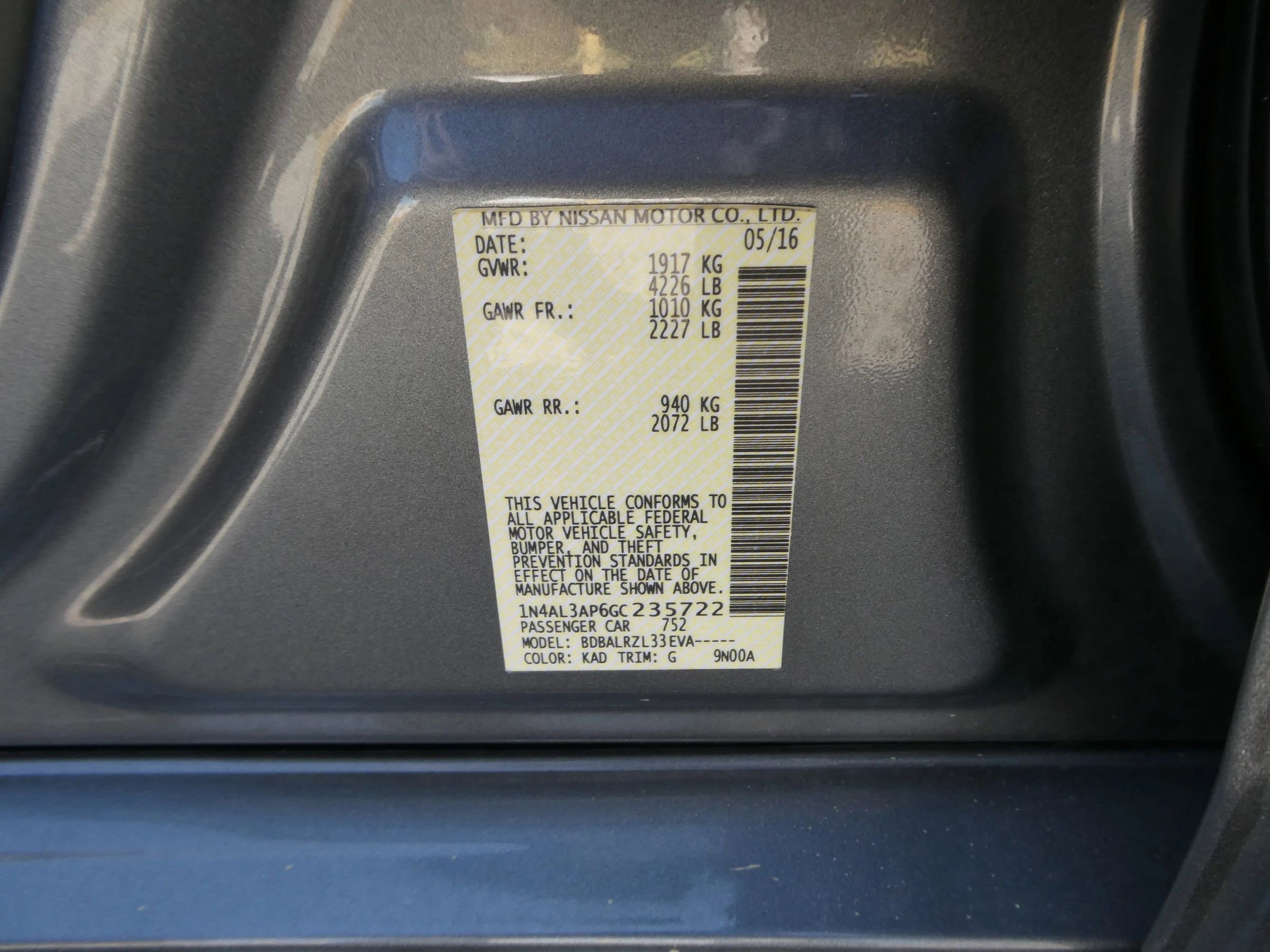Used 2016 Nissan Altima 2.5 SL FWD image 10