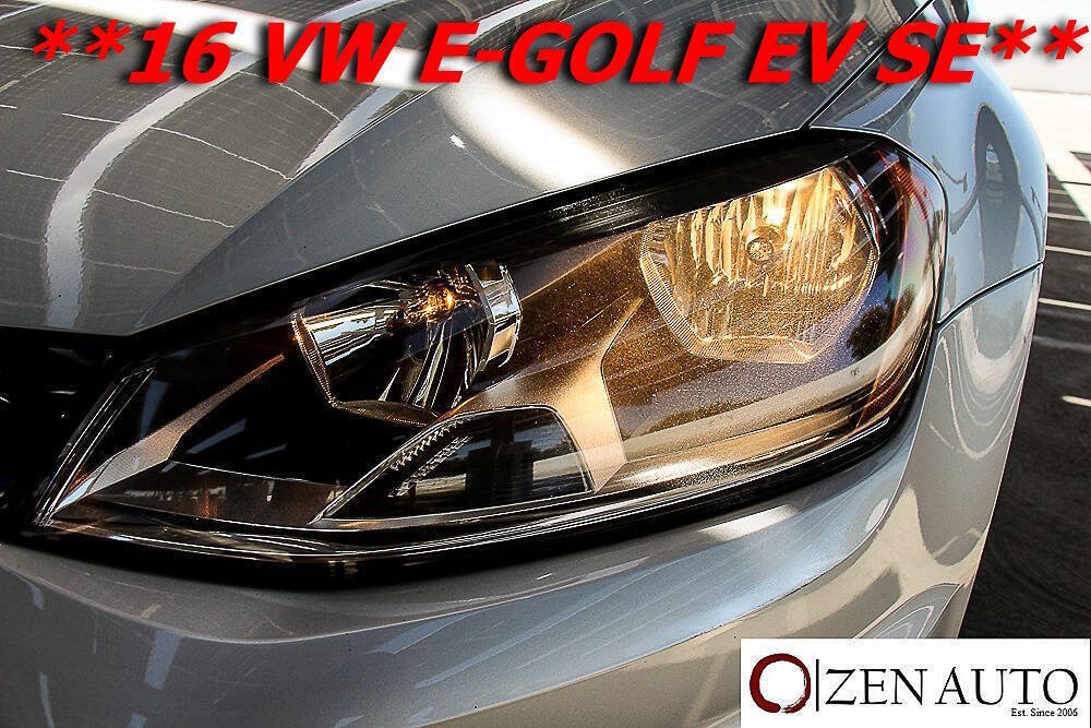 Used 2016 Volkswagen e-Golf SE FWD image 40