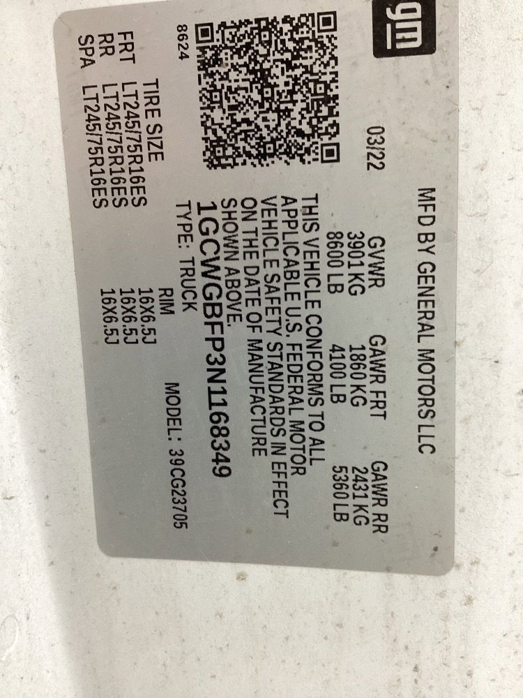 Used 2022 Chevrolet Express 2500 Extended w/ Driver Convenience Package image 46