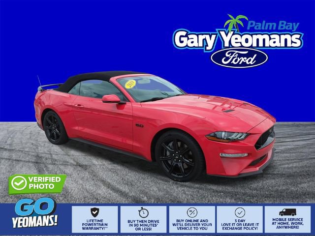 Certified 2019 Ford Mustang GT Premium w/ Black Accent Package RWD image 1