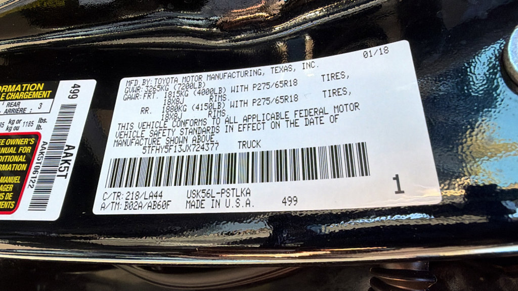 Certified 2018 Toyota Tundra Limited w/ Limited Premium Package image 30