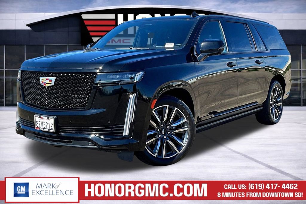 Used 2022 Cadillac Escalade ESV Sport w/ Touring Package AWD/4WD image 3