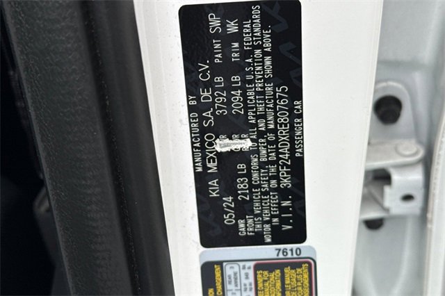 Certified 2024 Kia Forte LXS image 34