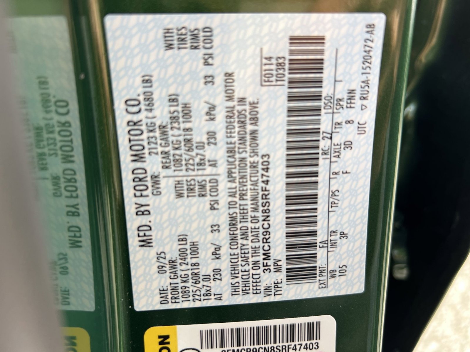 New 2025 Ford Bronco Sport Outer Banks w/ Outer Banks Tech Package+ image 29