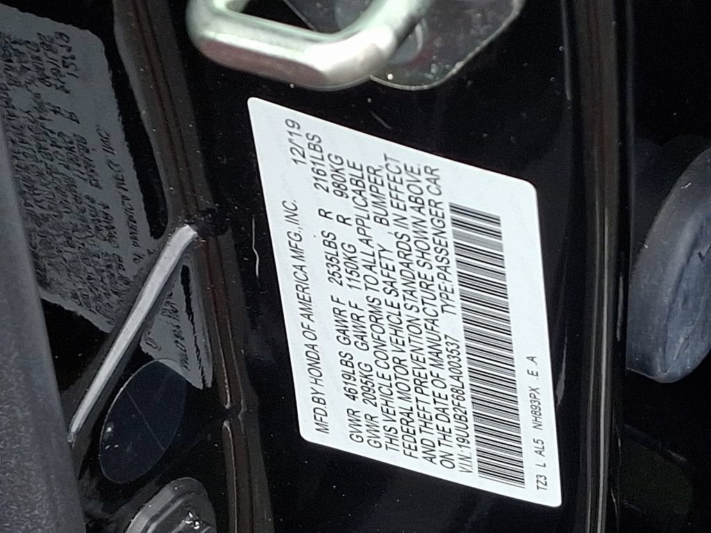 Certified 2020 Acura TLX V6 w/ A-SPEC Pkg FWD image 29