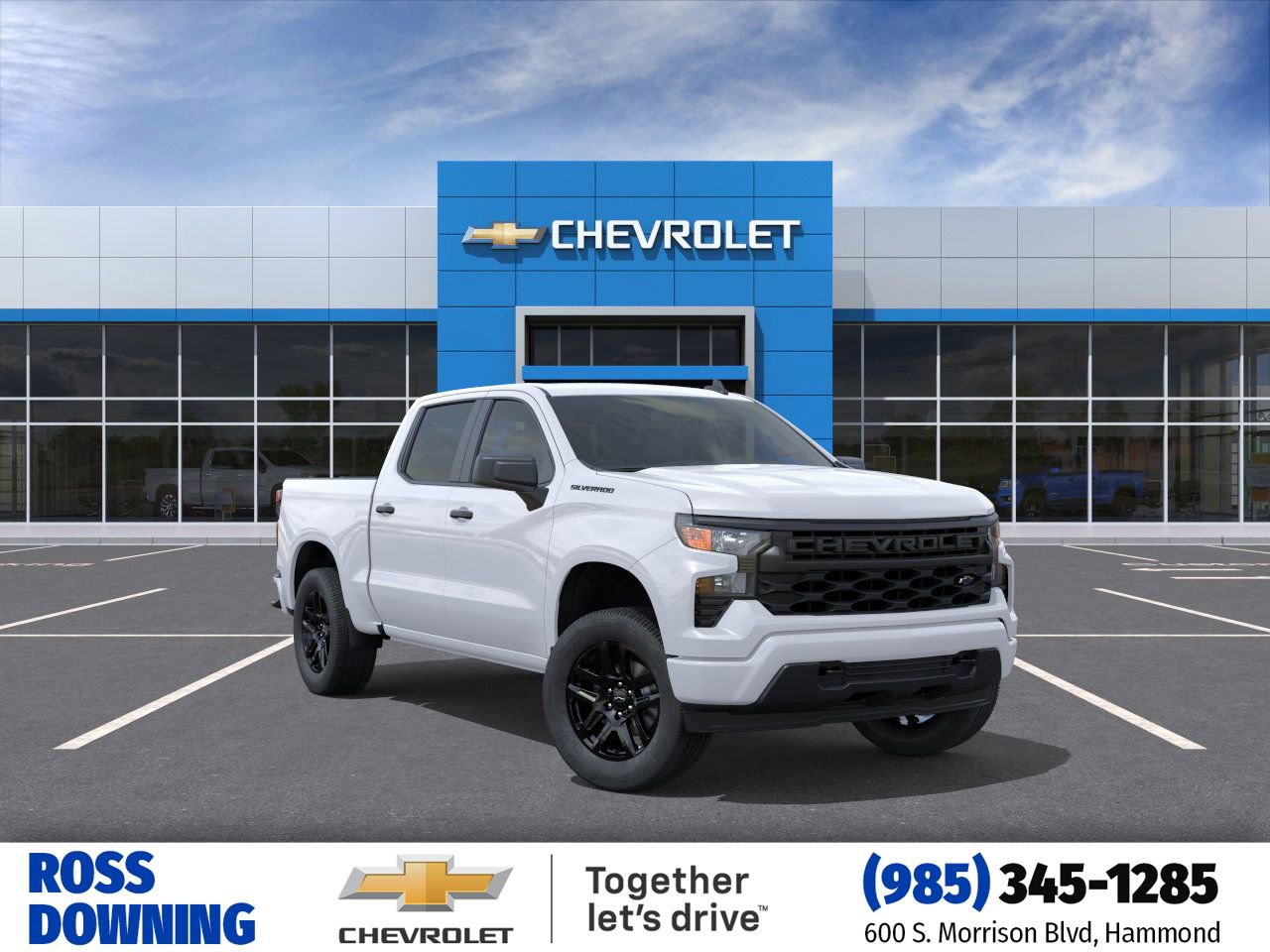New 2026 Chevrolet Silverado 1500 Custom w/ LPO, Dark Essentials Package