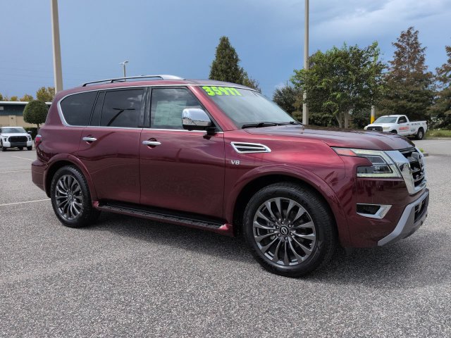 Used 2022 Nissan Armada Platinum w/ Captain's Chairs Package AWD/4WD image 2