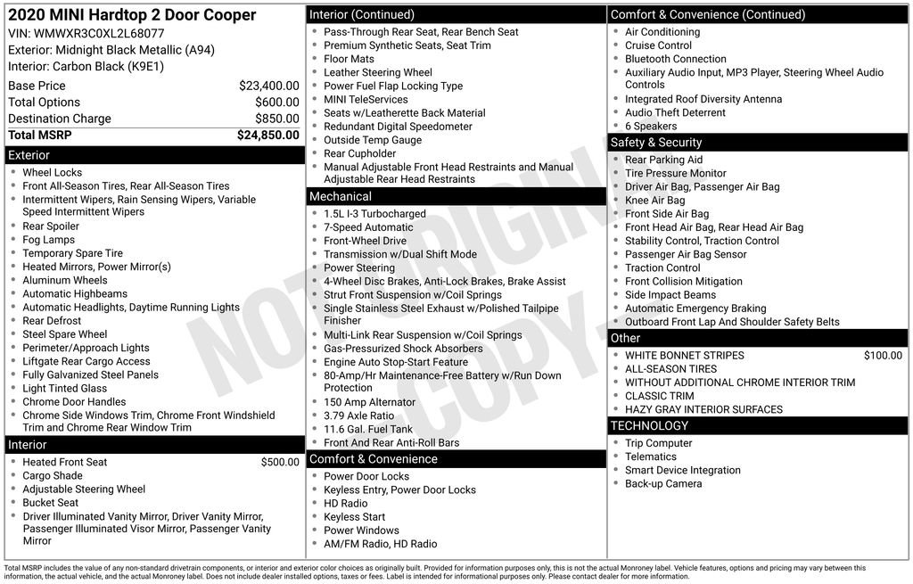 Used 2020 MINI Cooper 2-Door Hardtop image 26