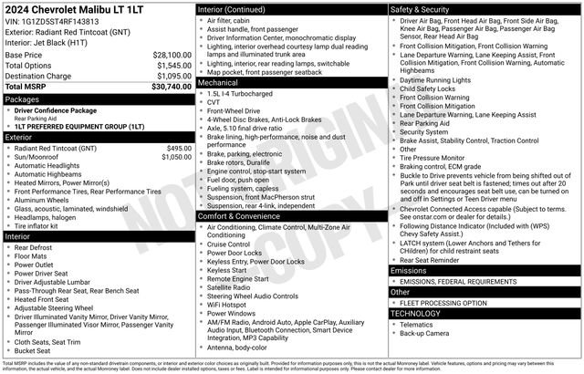 Certified 2024 Chevrolet Malibu LT video 2