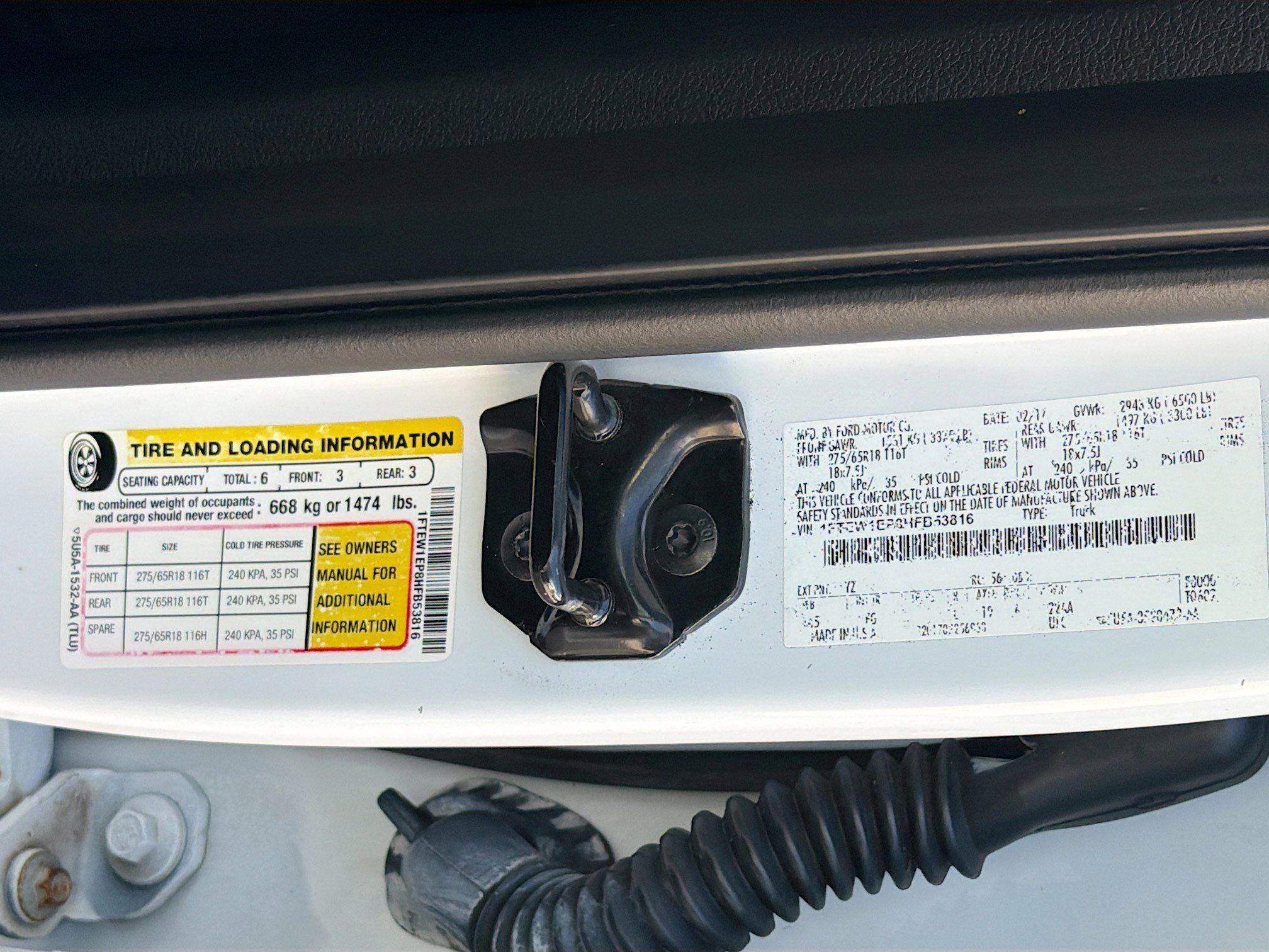 Used 2017 Ford F150 Lariat w/ Equipment Group 501A Mid image 41