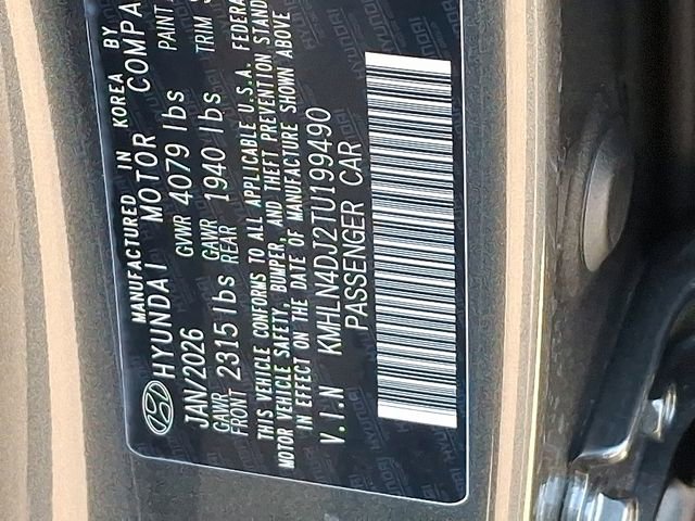 New 2026 Hyundai Elantra Limited w/ Cargo Package image 11