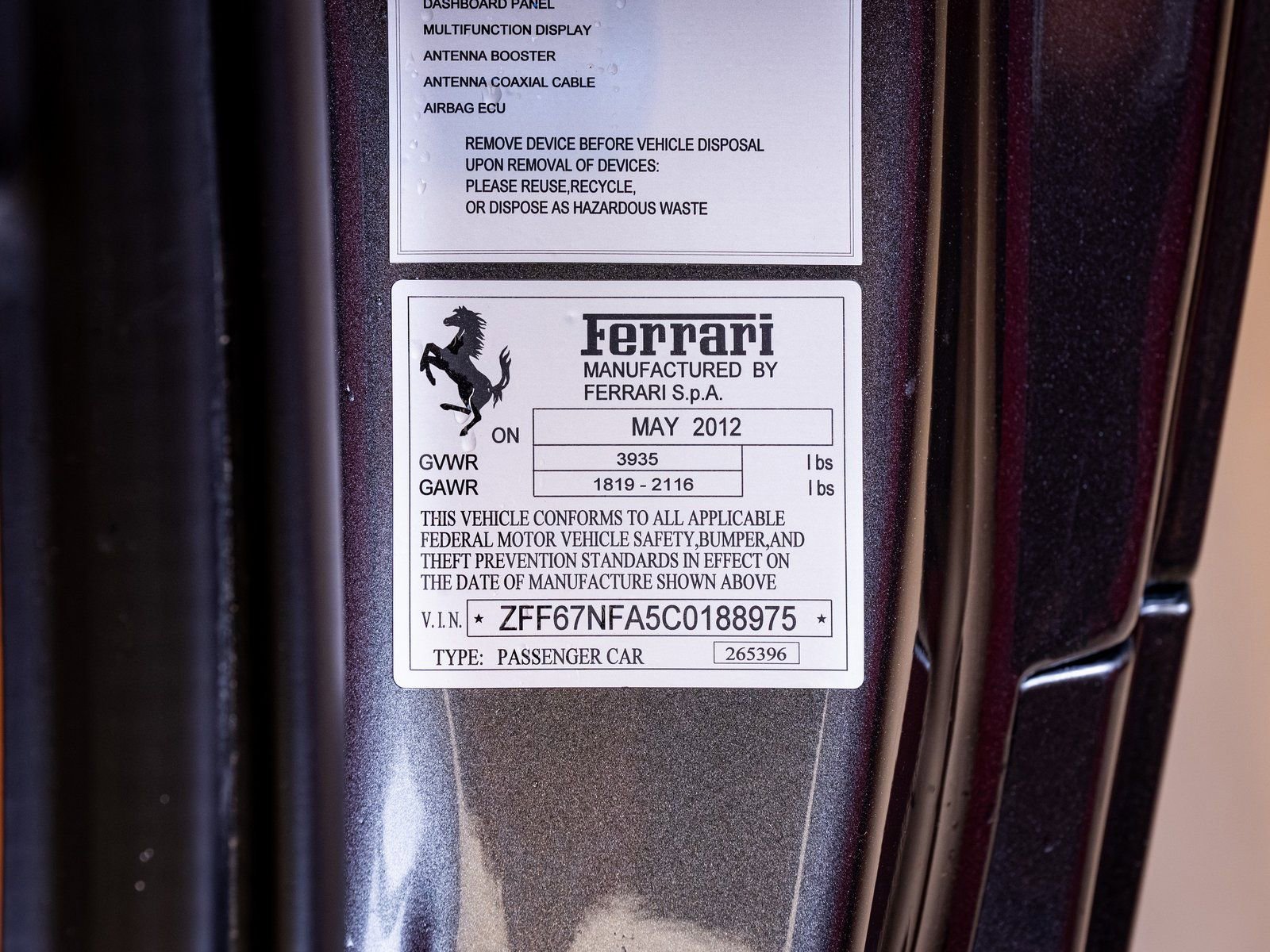 Used 2012 Ferrari 458 Italia Coupe image 25