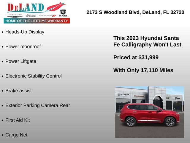 Used 2023 Hyundai Santa Fe Calligraphy w/ Cargo Package image 13