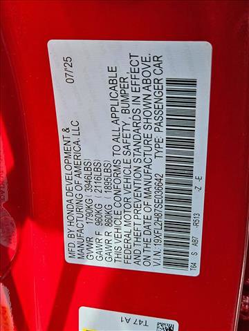 New 2025 Honda Civic Sport image 16