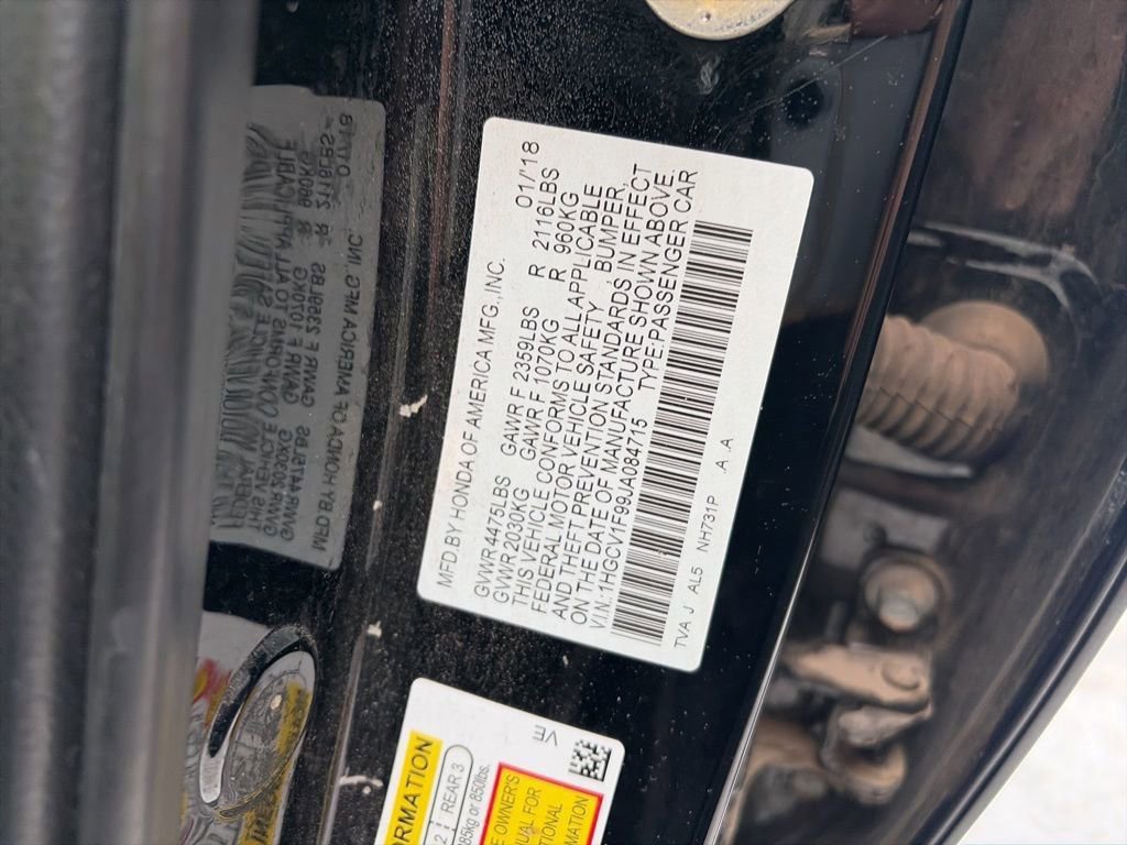 Used 2018 Honda Accord Touring image 9