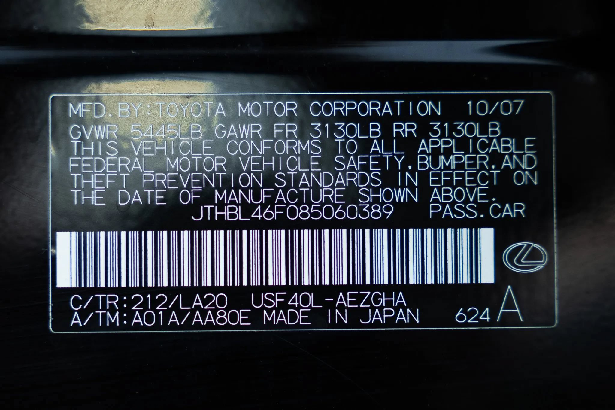 Used 2008 Lexus LS 460 RWD image 56