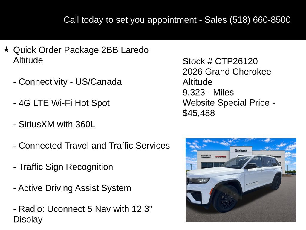Used 2026 Jeep Grand Cherokee Altitude AWD/4WD image 25