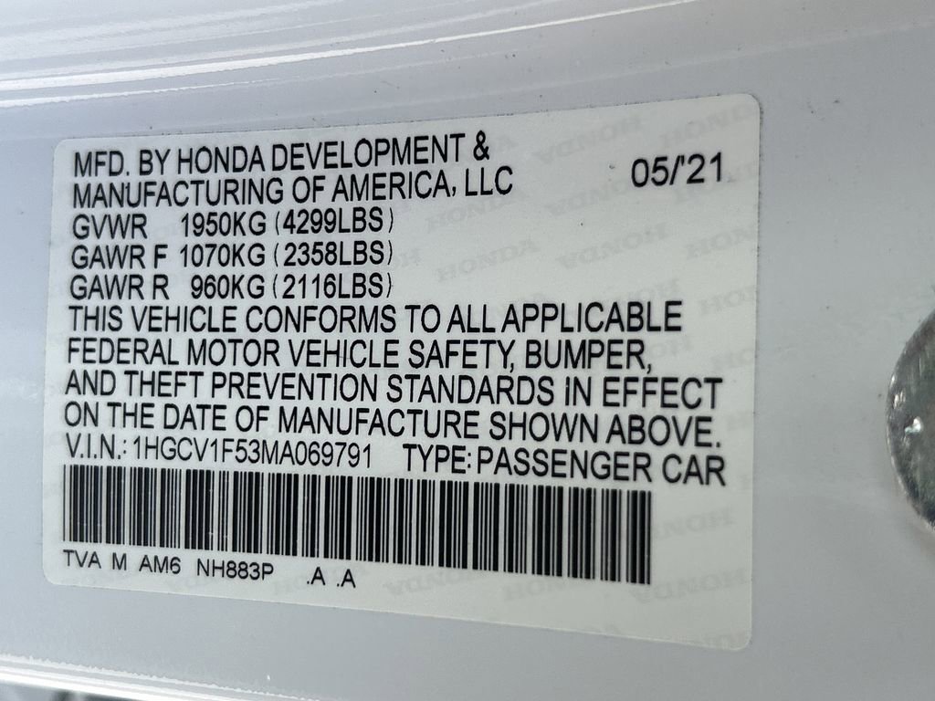 Used 2021 Honda Accord EX-L image 34