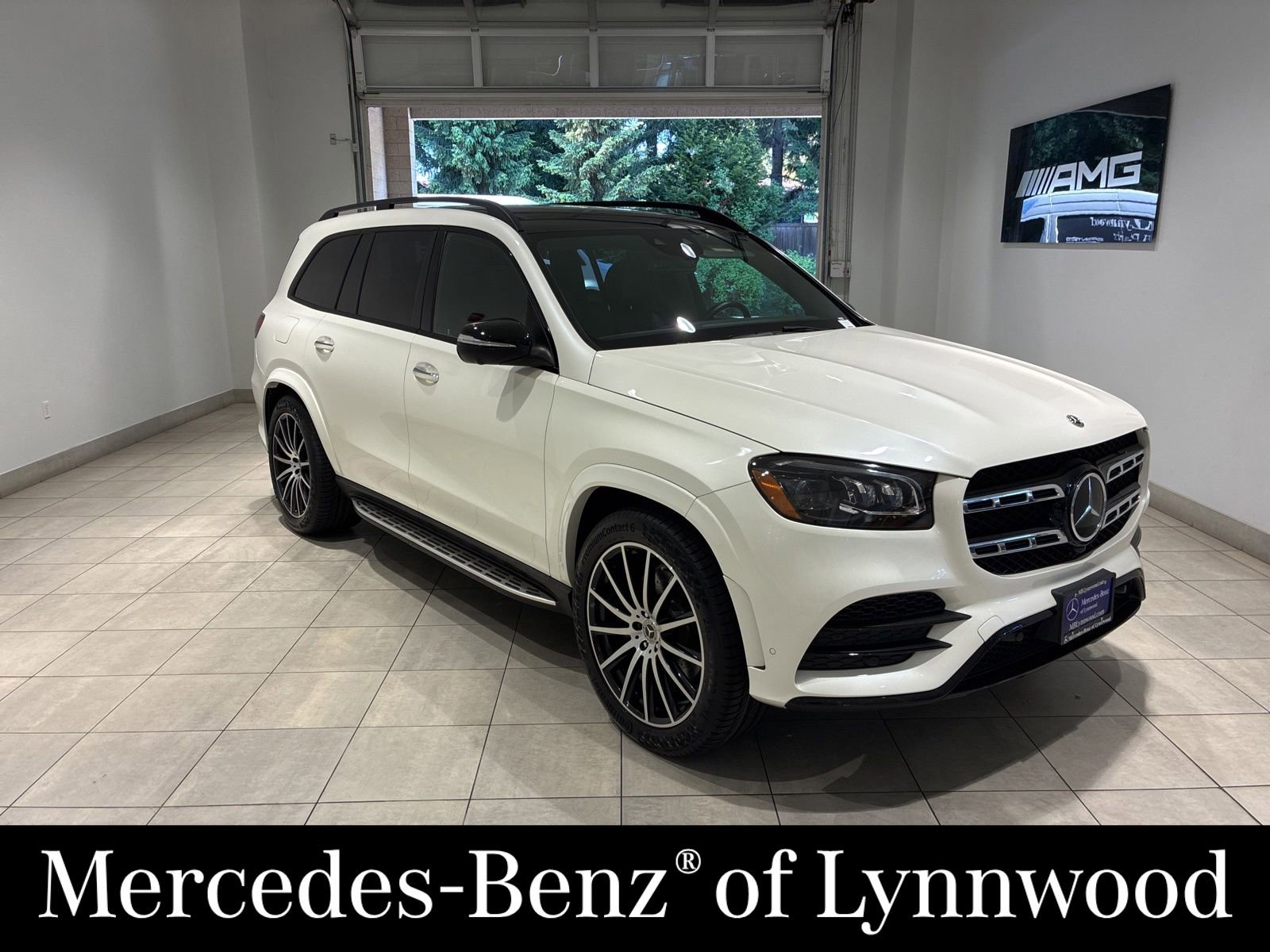 Used 2022 Mercedes-Benz GLS 450 4MATIC w/ AMG Line Exterior video 1