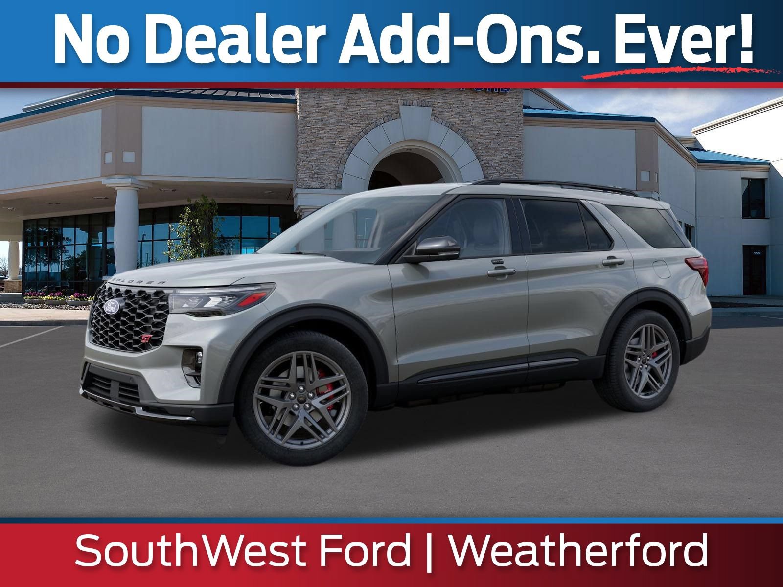 New 2027 Ford Explorer ST w/ Sun And Sound Package AWD/4WD 360° Tour