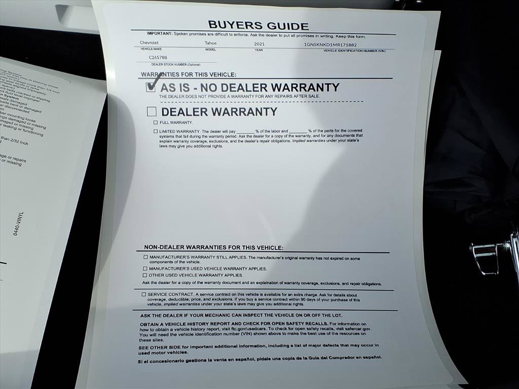 Used 2021 Chevrolet Tahoe LT image 34