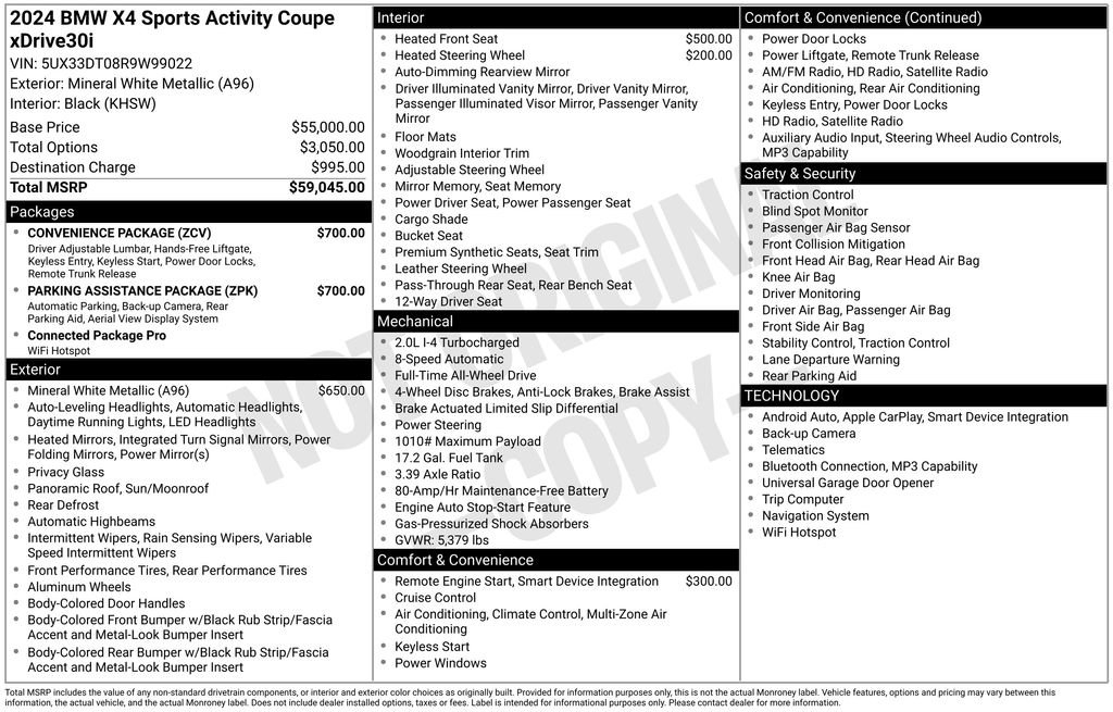 Used 2024 BMW X4 xDrive30i image 39