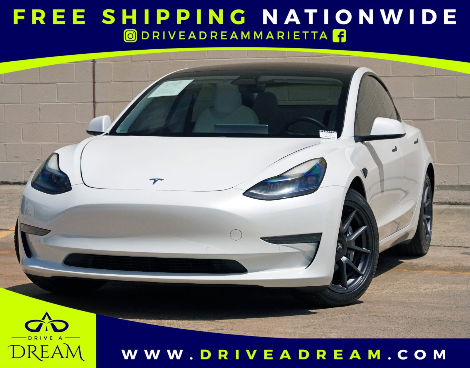 Used 2021 Tesla Model 3 Standard Range Plus image 1