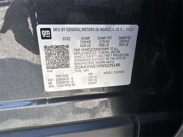 Used 2022 Chevrolet Equinox RS w/ LPO, Floor Liner Package image 43